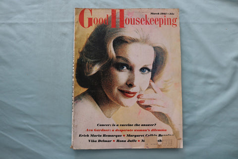1961 MARCH GOOD HOUSEKEEPING MAGAZINE - E 26626