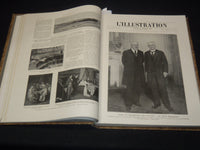 1920 L'ILLUSTRATION FRENCH MAGAZINE BOUND VOLUME SET OF 2 - FULL YEAR