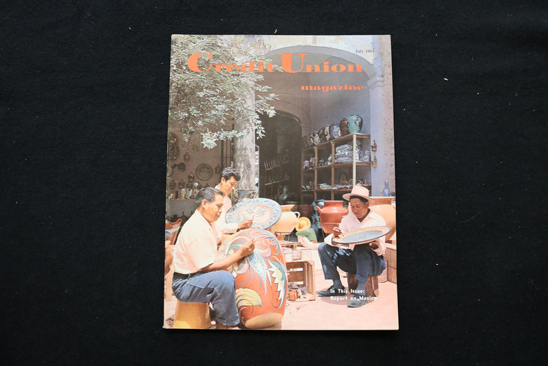 1964 JULY CREDIT UNION MAGAZINE - GUADALAJARA, MEXICO COVER - E 10205