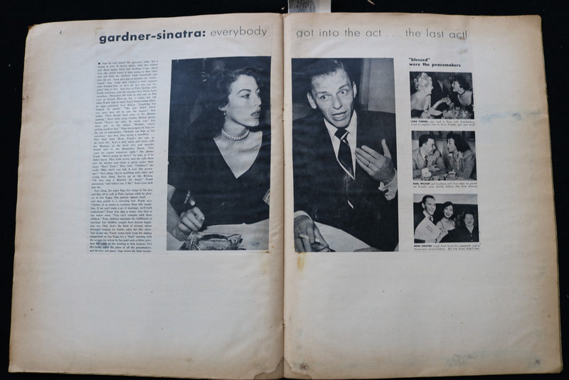 AVA GARDNER & FRANK SINATRA SCRAPBOOK - E 24920
