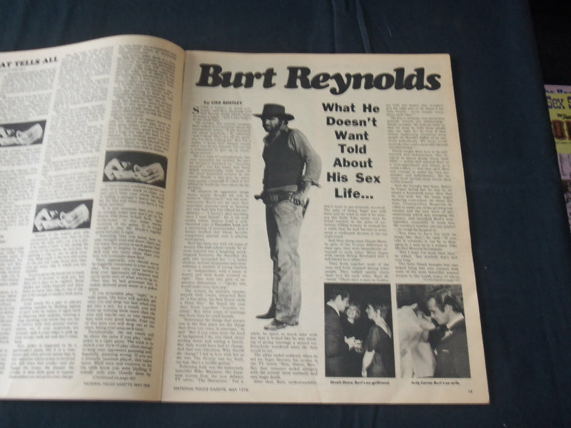 1976 MAY THE NATIONAL POLICE GAZETTE MAGAZINE - FRED LYNN - B 5801