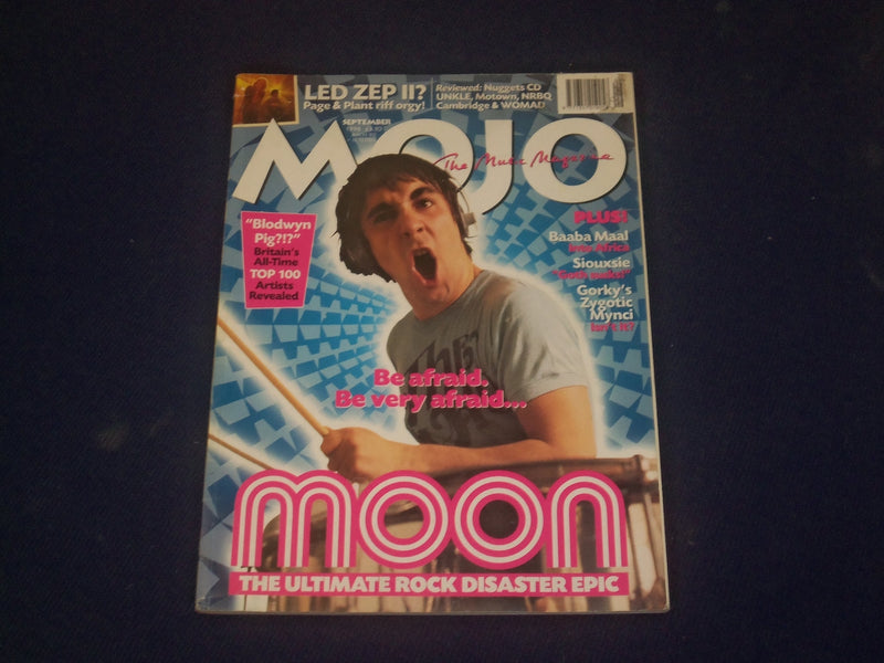 1998 SEPTEMBER MOJO MAGAZINE - ENGLAND - KEITH MOON - B 667