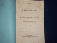 1857 NEW HAMPSHIRE METHODIST EPISCOPAL CHURCH REPORT - J 4602