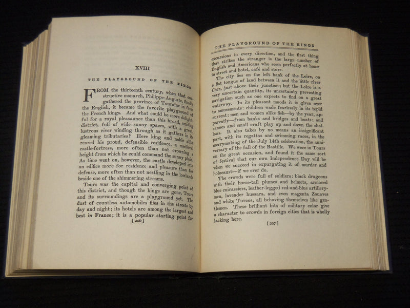 1913 FRANCE FROM SEA TO SEA HARDCOVER BOOK BY ARTHUR STANLEY RIGGS - KD 9396