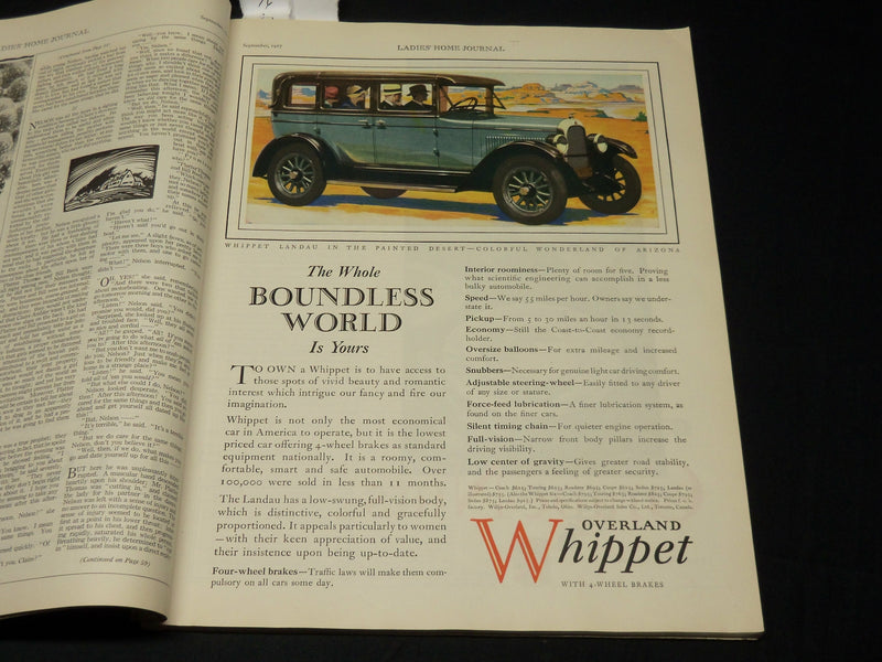 1927 SEPTEMBER LADIES HOME JOURNAL MAGAZINE - KEWPIEVILLE - NICE ADS - F 359