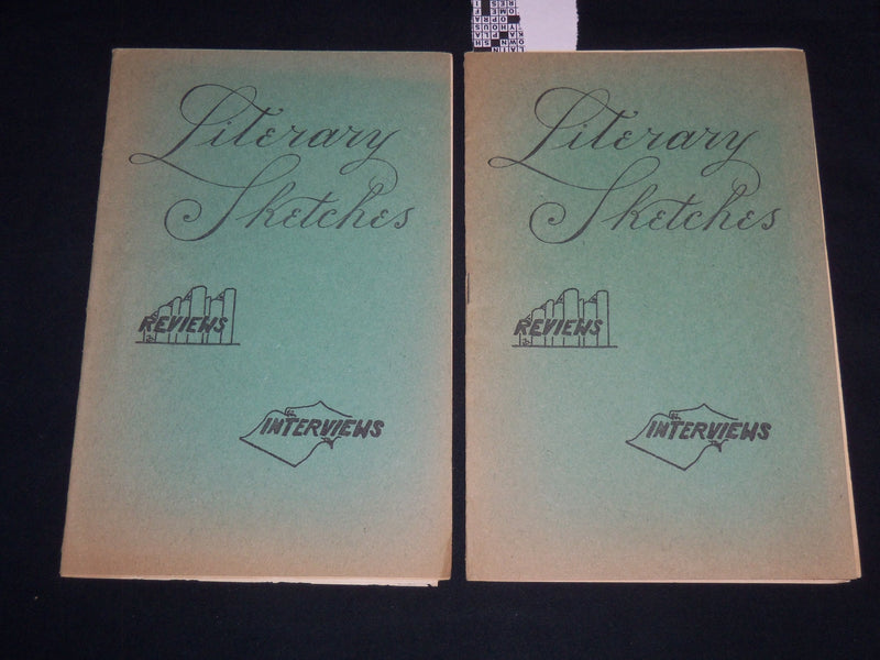 1965 FEBRUARY & MAY LITERARY SKETCHES MAGAZINE LOT OF 2 ISSUES - J 8981