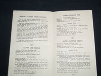 1942-1943 UNIVERSITY OF WISCONSIN SOROITY INFORMATION GUIDE BOOK - J 8652