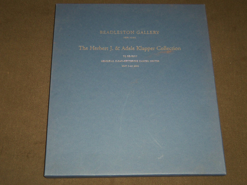 2002 BEADLESTON GALLERY KLAPPER COLLECTION BOOK - BOXED - KD 1350A