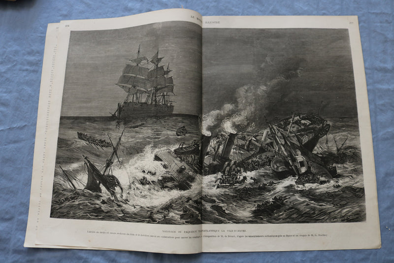 1873 DEC 13 LE MONDE ILLUSTRE MAGAZINE - LE PROCES BAZAINE - FRENCH - NP 8451