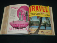 1960 JANUARY-DECEMBER TRAVEL MAGAZINE BOUND VOLUME - GREAT COVERS - KD 6003
