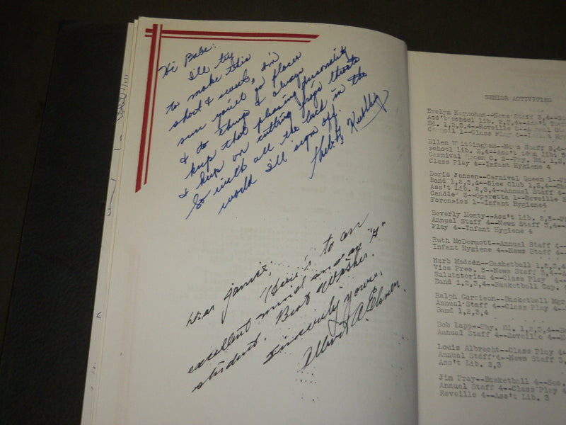 1944 THE NORTHLAND PHELPS HIGH SCHOOL YEARBOOK - PHELPS WISCONSIN - YB 1559