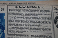1944 APR 23 SUNDAY MIRROR NEWSPAPER MAGAZINE SECTION-VERA HRUBA RALSTON- NP 9095