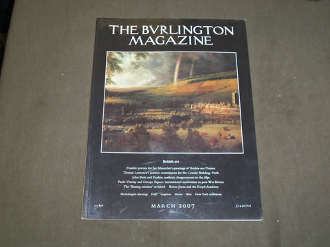 2007 MARCH THE BVRLINGTON MAGAZINE - BRITISH ART - B 5124