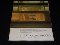 1979 MAY ARCHITECTURAL RECORD MAGAZINE - MECKLENBURG COURTHOUSE COVER - E 4169