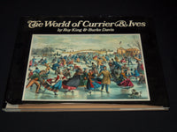 1968 THE WORLD OF CURRIER & IVES HARDCOVER BOOK BY ROY KING & DAVIS - R 731Y