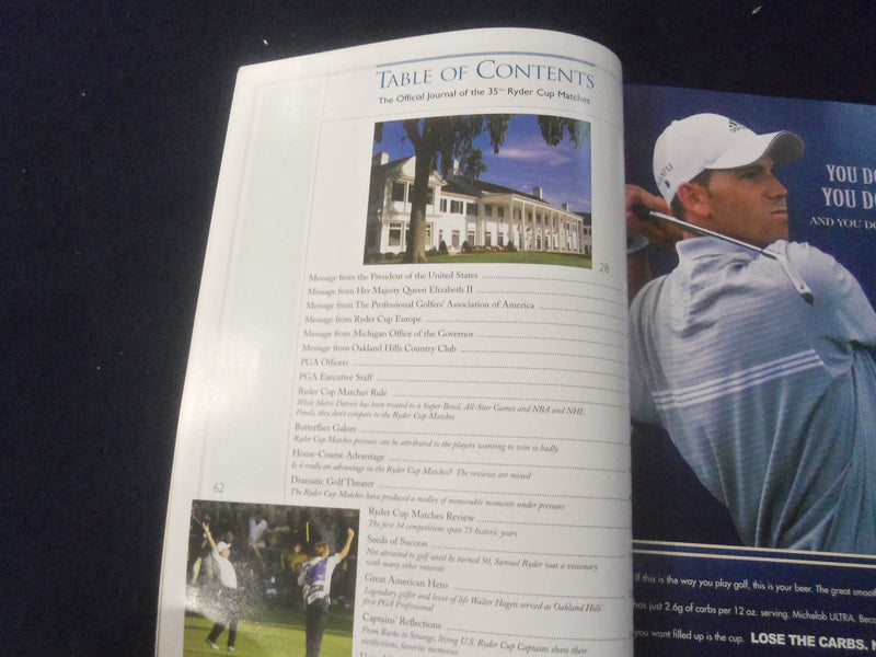 2004 SEP 14-19 35TH RYDER CUP MATCHES PROGRAM - OAKLAND HILLS - B 4179S