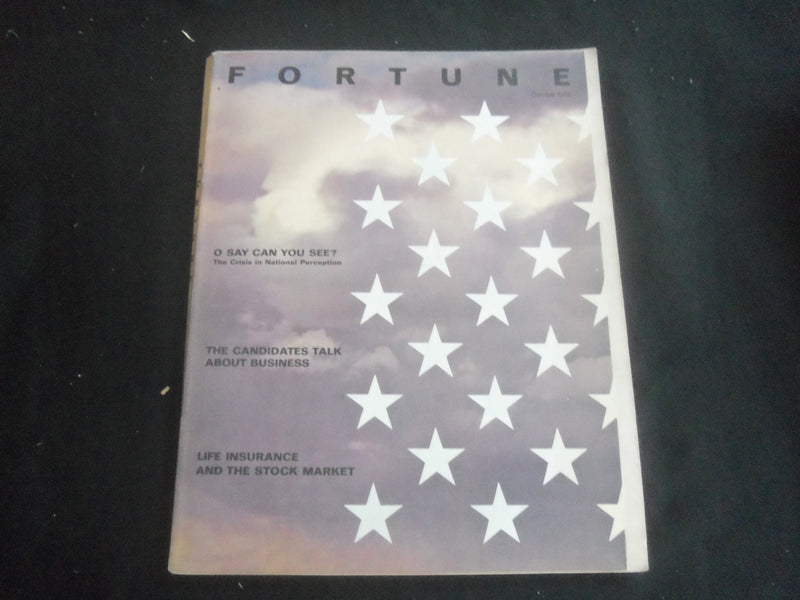 1968 OCTOBER FORTUNE MAGAZINE -O SAY CAN YOU SEE-CANDIDATES TALK BUSINESS- F 834
