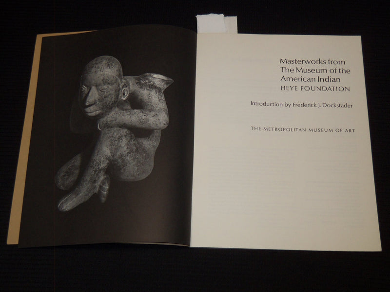 1973 MASTERWORKS FROM THE MUSEUM OF THE AMERICAN INDIAN CATALOG - J 7492