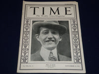 1926 SEPTEMBER 13 TIME MAGAZINE - WILL H. HAYS COVER - T 20
