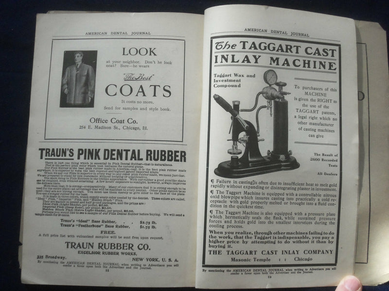 1908 DECEMBER THE AMERICAN DENTAL JOURNAL - VOLUME VII, NUMBER 12 - J 6486
