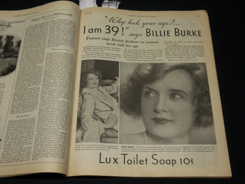1931 JULY LADIES HOME JOURNAL MAGAZINE - BEAUTIFUL FRONT COVER - F 355