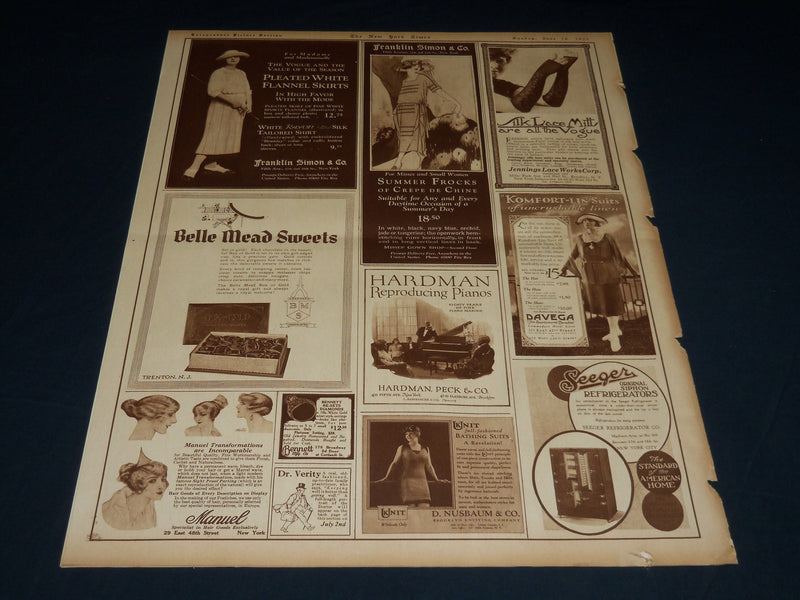 1922 JUNE 18 NEW YORK TIMES PICTURE SECTION NO. 4 & 5 - ENGLISH DERBY - NT 8863
