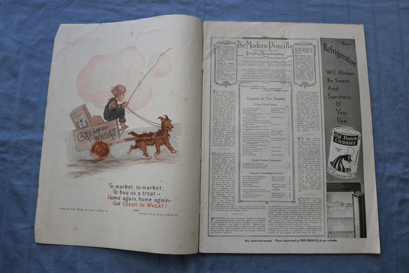 1916 JUNE THE MODERN PRISCILLA MAGAZINE - JUST DAVID BY ELEANOR PORTER- SP 4782L