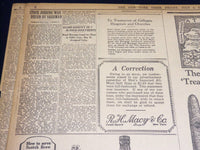 1923 JULY 6 NEW YORK TIMES NEWSPAPER - MAY BREAK EVEN ON DEMPSEY BOUT - NT 7739