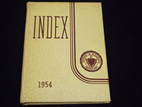 1954 INDEX UNIVERSITY OF MASSACHUSETTS YEARBOOK - AMHERST - NICE PHOTOS - YB 559