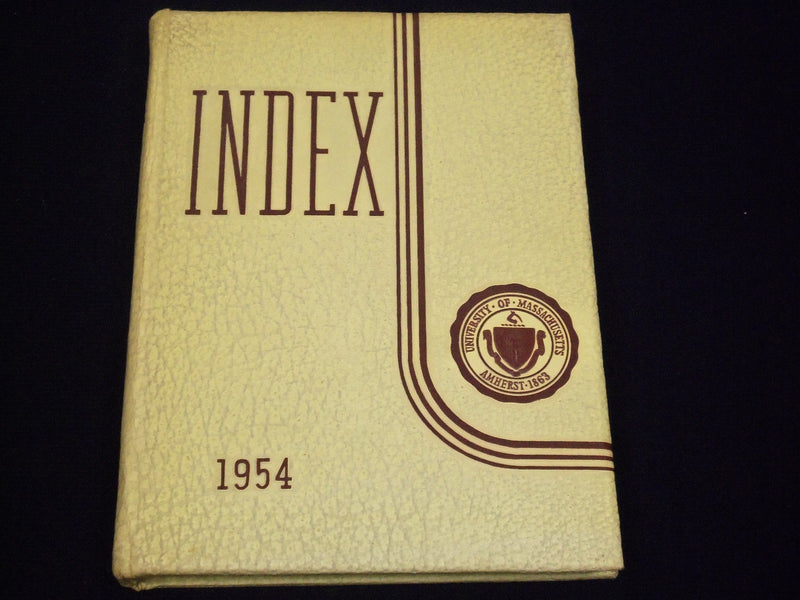 1954 INDEX UNIVERSITY OF MASSACHUSETTS YEARBOOK - AMHERST - NICE PHOTOS - YB 559