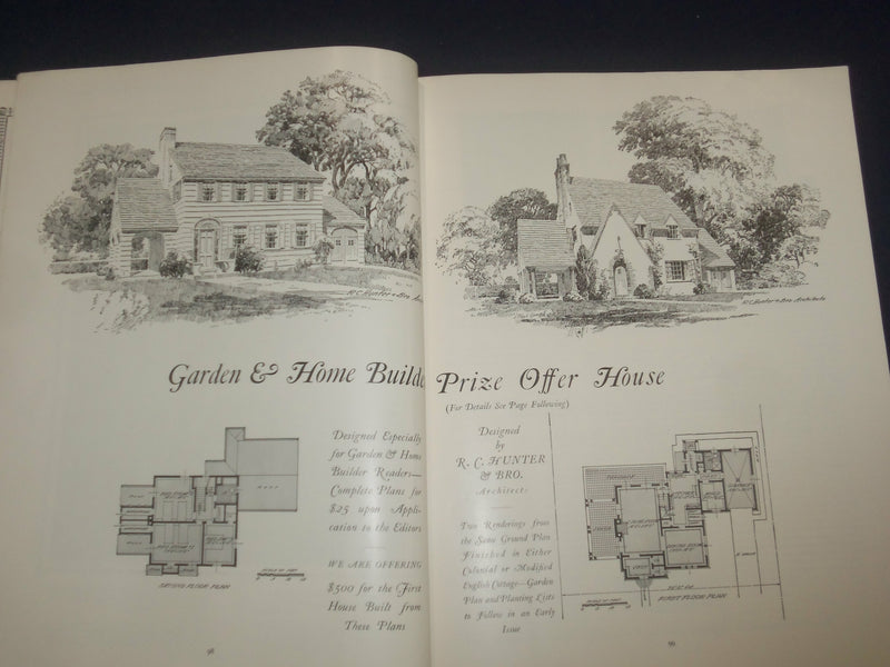 1925 OCTOBER GARDEN MAGAZINE & HOME BUILDER - OUR PRIZE OFFER HOUSE - ST 5347J