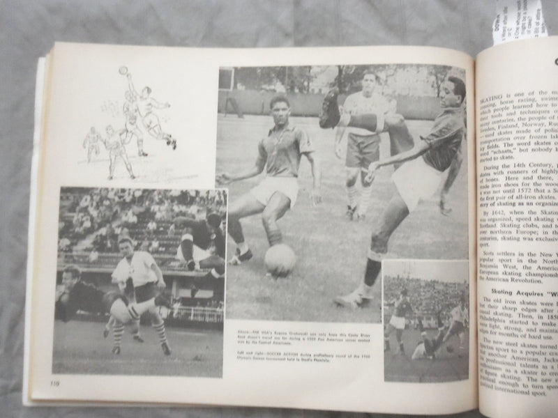 1964 OLYMPIC SPORTS - A HANDBOOK SOFTCOVER BOOK - K 270