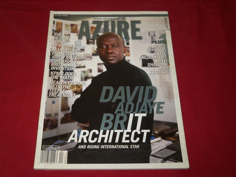 2004 MARCH/APRIL AZURE MAGAZINE - DAVID ADJAYE - DESIGN - ARCHITECTURE - RC 702