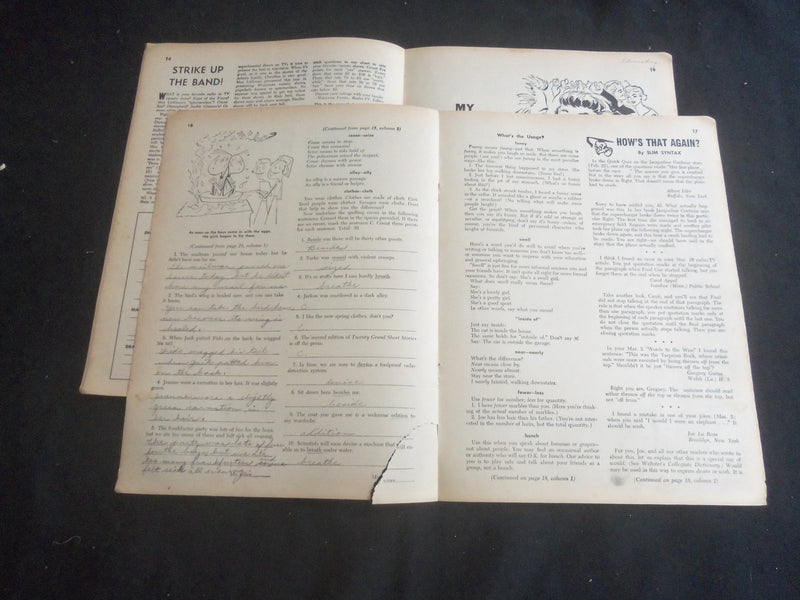 1955 APRIL 20 PRACTICAL ENGLISH MAGAZINE- VAN CLIBURN COVER - VIRTUOSO - B 5536O