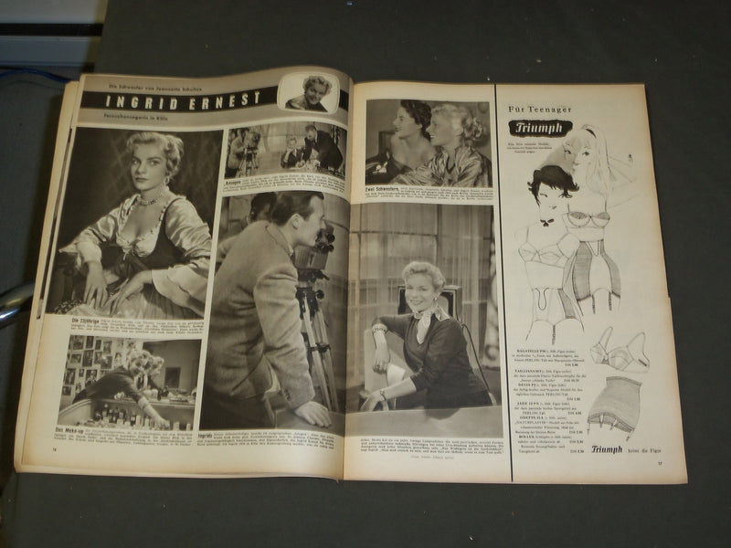 1956 MAY STAR REVUE (GERMAN) MAGAZINE-NICE COVER, PHOTOS, ARTICLES & ADS-B 3965