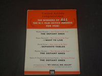 1959 JANUARY 17 MAGAZINE - MOTION PICTURE HERALD COVER - B 1012