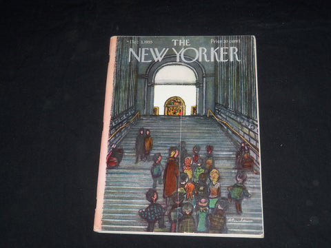 1955 DECEMBER 3 THE NEW YORKER MAGAZINE - ILLUSTRATED COVER - NY 542
