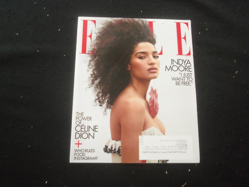 2019 JUNE ELLE MAGAZINE - INDYA MOORE COVER - SP 8619J
