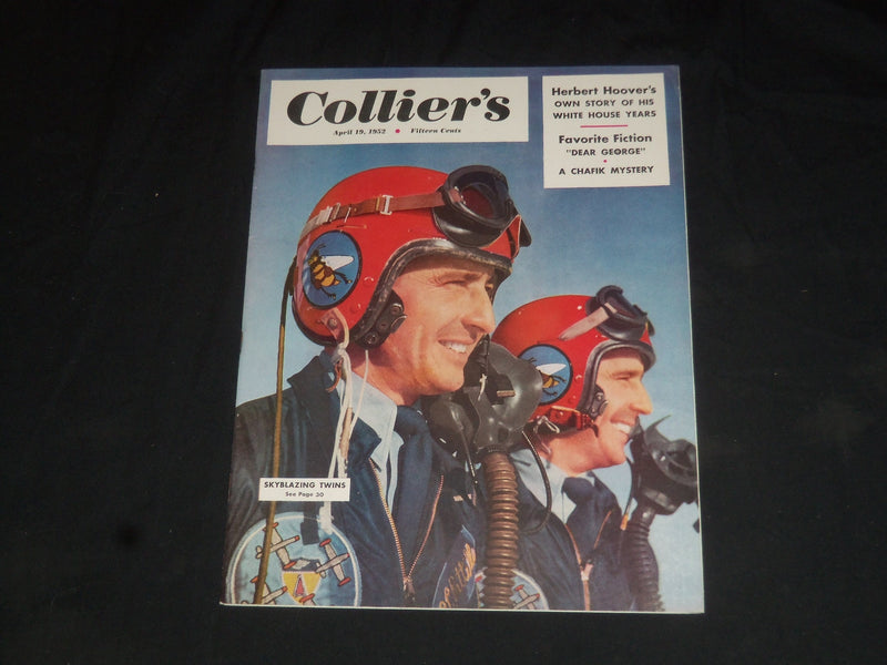 1952 APRIL 19 COLLIER'S MAGAZINE - SKYBLAZING TWINS - SP 8395