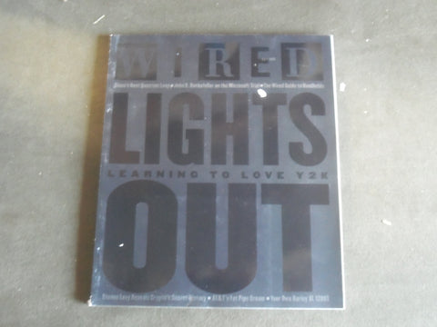 1999 APRIL WIRED MAGAZINE - LIGHTS OUT COVER - B 5339G