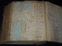 1900-1901 PHARMACIST'S PRESCRIPTIONS SCRAPBOOK FROM DOCTORS - R. I. - KD 5403O