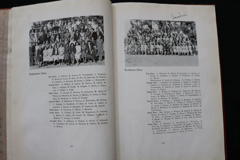 1937 EL CHASQUI CHINO HIGH SCHOOL YEARBOOK - CHINO, CALIFORNIA - YB 3510
