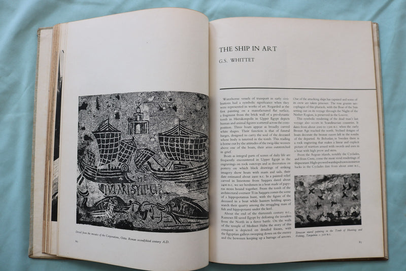 1963 SHIPS HARDCOVER BOOK BY PAUL HAMLYN- KD 9655