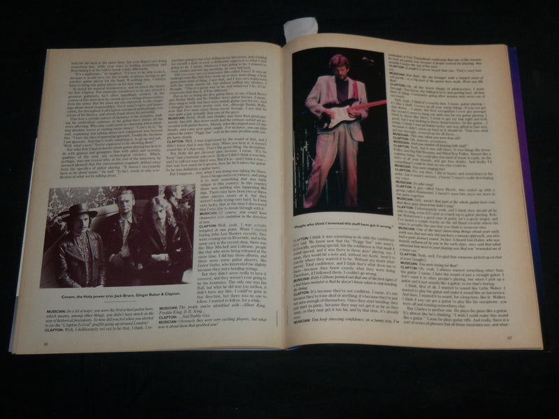 1986 NOVEMBER MUSICIAN MAGAZINE - ERIC CLAPTON COVER - SP 1212A