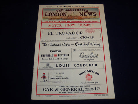 1958 OCT 25 ILLUSTRATED LONDON NEWS MAGAZINE - GARCON AU GILET ROUGE - E 8035