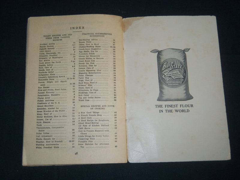 1913 BAY STATE MILLING COMPANY BREVITIES BOOK - WINONA MINNESOTA - J 4861