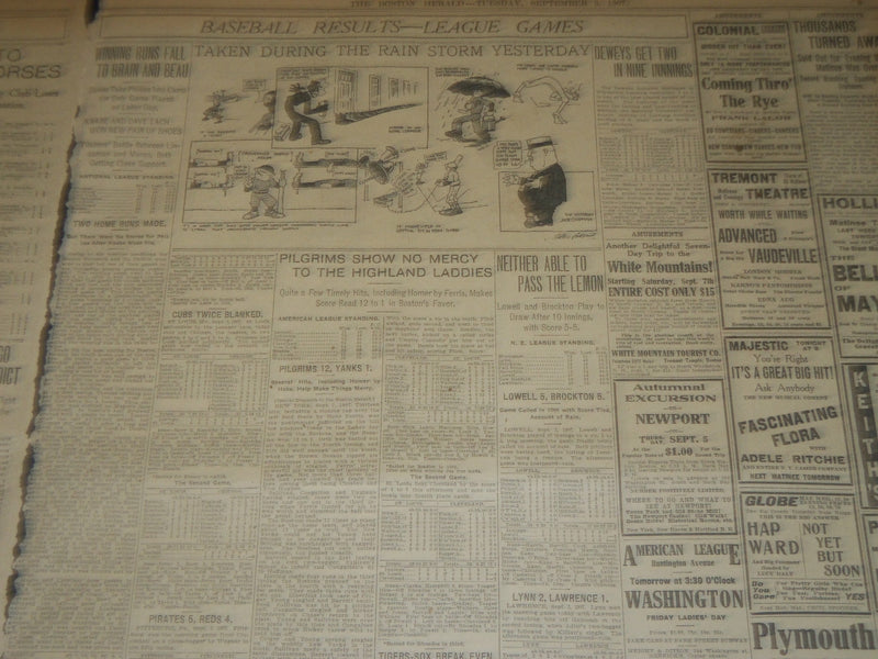 1907 SEPTEMBER 3 THE BOSTON HERALD - ARCHBISHOP WILLIAMS LIES IN STATE - BH 233