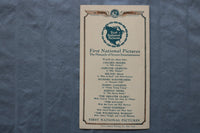 1926 APRIL 18 OLD LOVES AND NEW - LEWIS STONE- STRAND THEATRE PROGRAM - K 2738