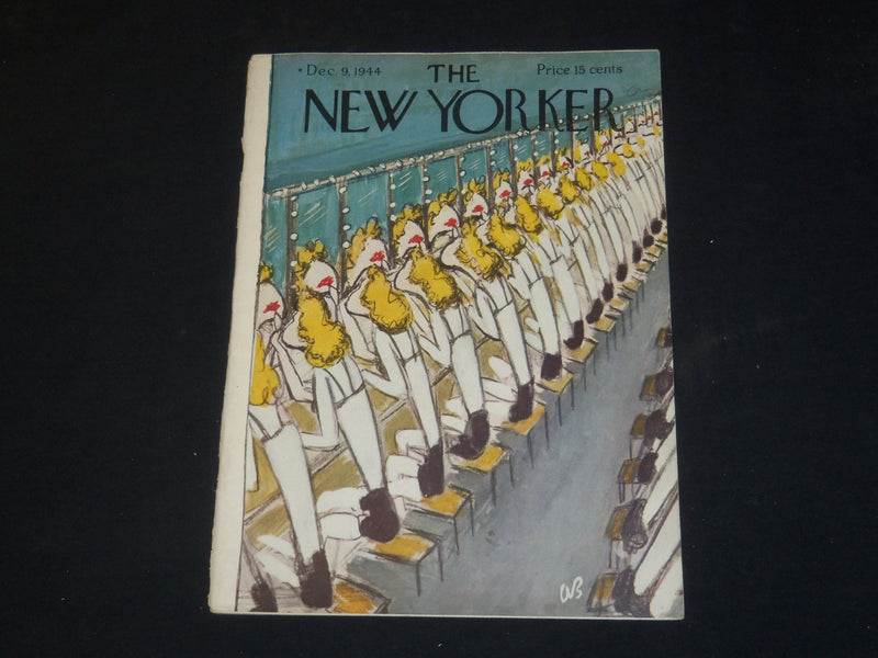 1944 DECEMBER 9 THE NEW YORKER MAGAZINE - ILLUSTRATED COVER - NY 110