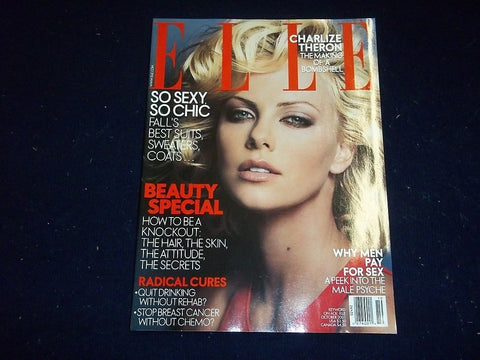 2001 OCTOBER ELLE MAGAZINE - CHARLIZE THERON - II 4765
